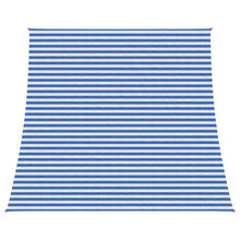 Zonneschaduwzeil Blauw en Wit 4 / 5 x 4 m HDPE