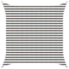 Sun Shade Sail Light Grey and White. 3.6 x 3.6 m HDPE