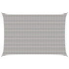 Sun shade sail Light grey and white. 4 x 7 m HDPE