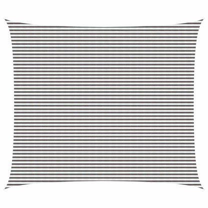 Zonneschaduwzeil Lichtgrijs en wit. 6 x 8 m HDPE