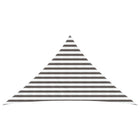 Sun shade sail Light grey and white. 2.5 x 2.5 x 3.5 m HDPE