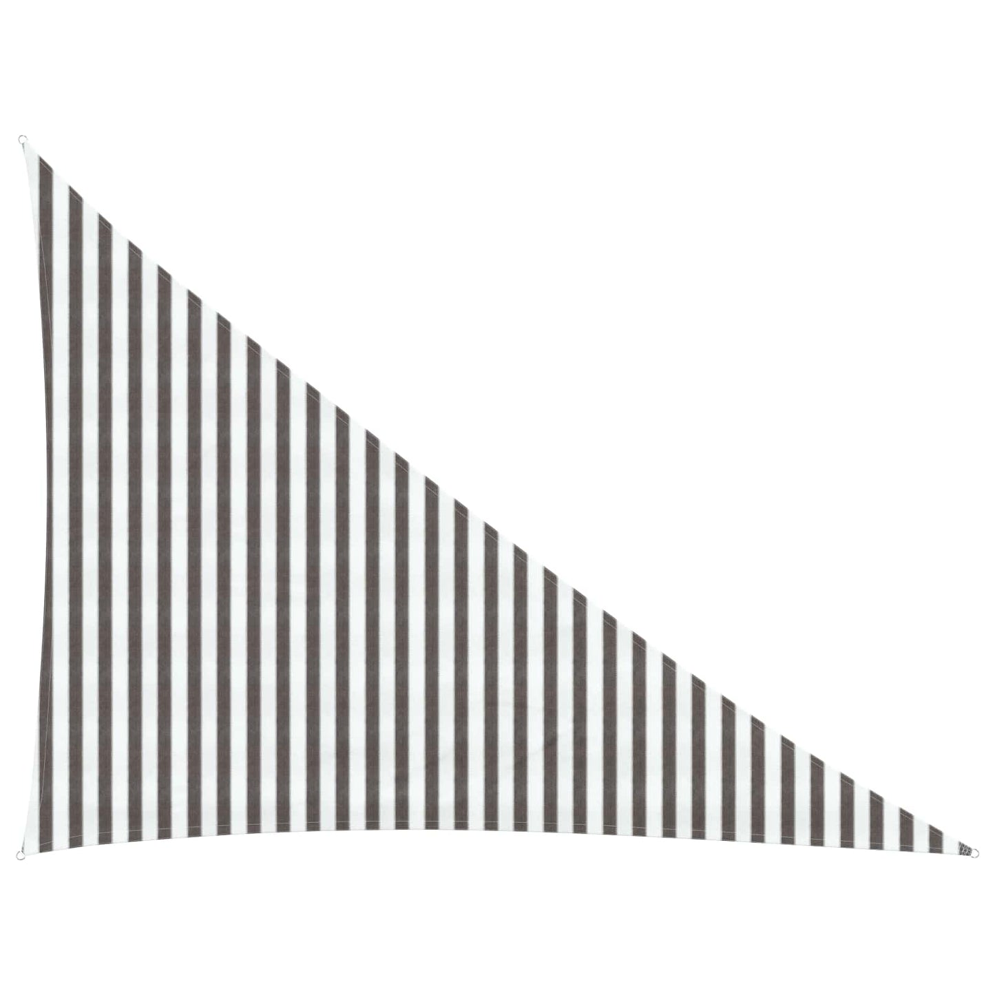Zonneschaduwzeil Lichtgrijs en wit. 3 x 4 x 5 m HDPE