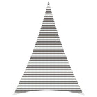 Sun shade sail 5 x 7 x 7 m HDPE