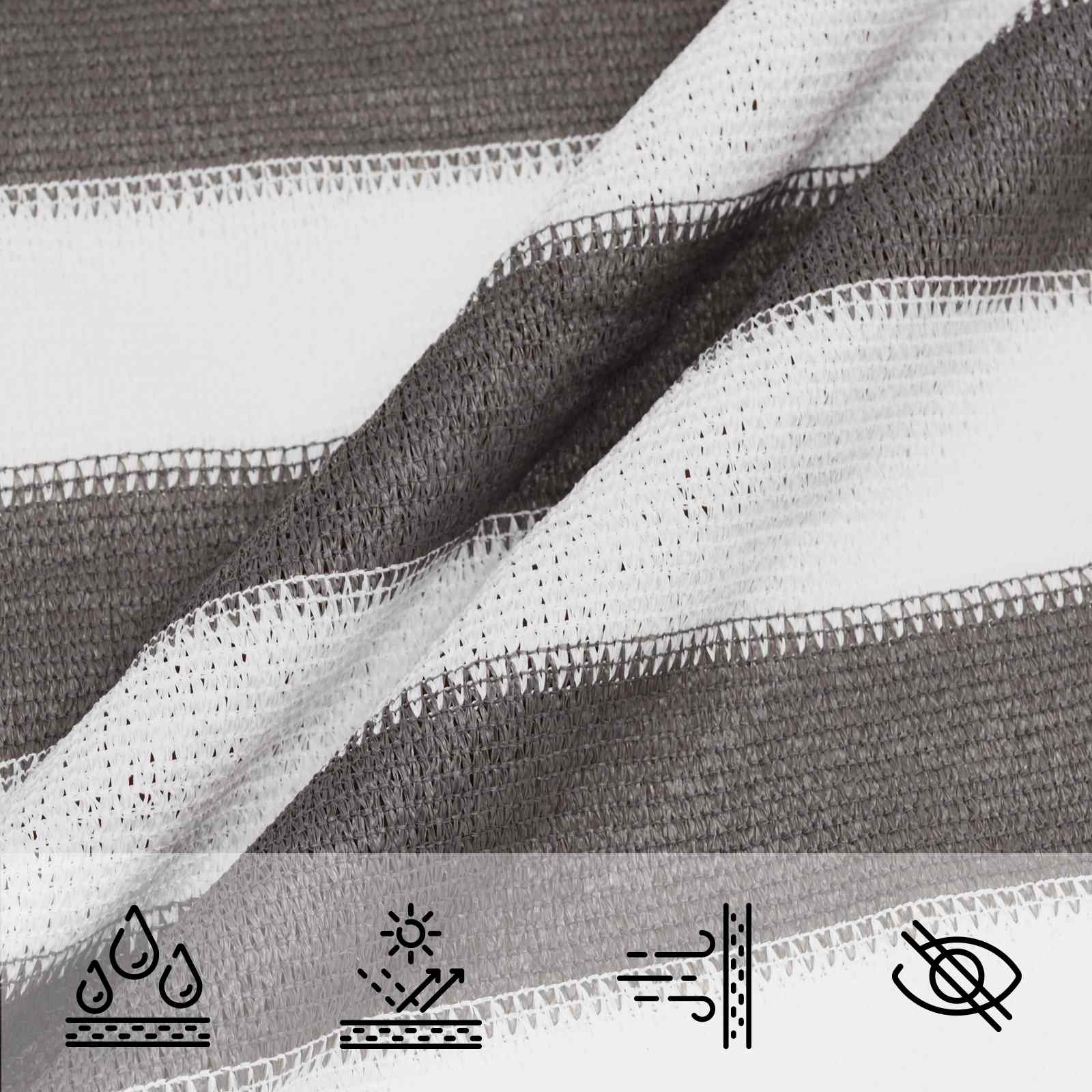 Zonneschaduwzeil 6 x 6 x 6 m HDPE