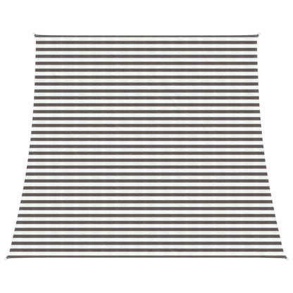 Zonneschaduwzeil Lichtgrijs en wit. 4 / 5 x 4 m HDPE