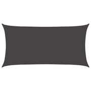 Zonnescherm 2,5 x 6 m antraciet HDPE