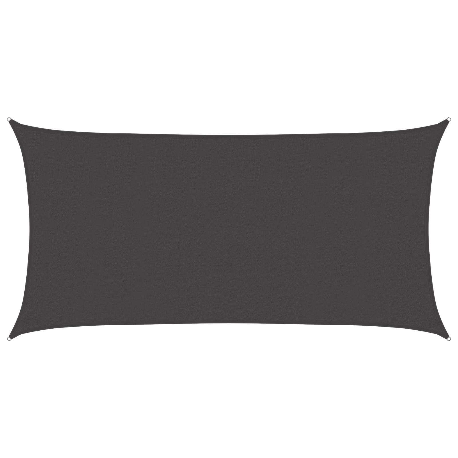 Zonneschaduwzeil Antracietkleurig 2,5 x 6 m HDPE