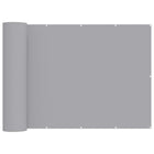 Balkon Privacy Scherm 180x200 cm lichtgrijs polyester