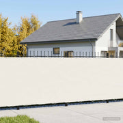 Balkonscherm 1000x200 cm wit PU-coating