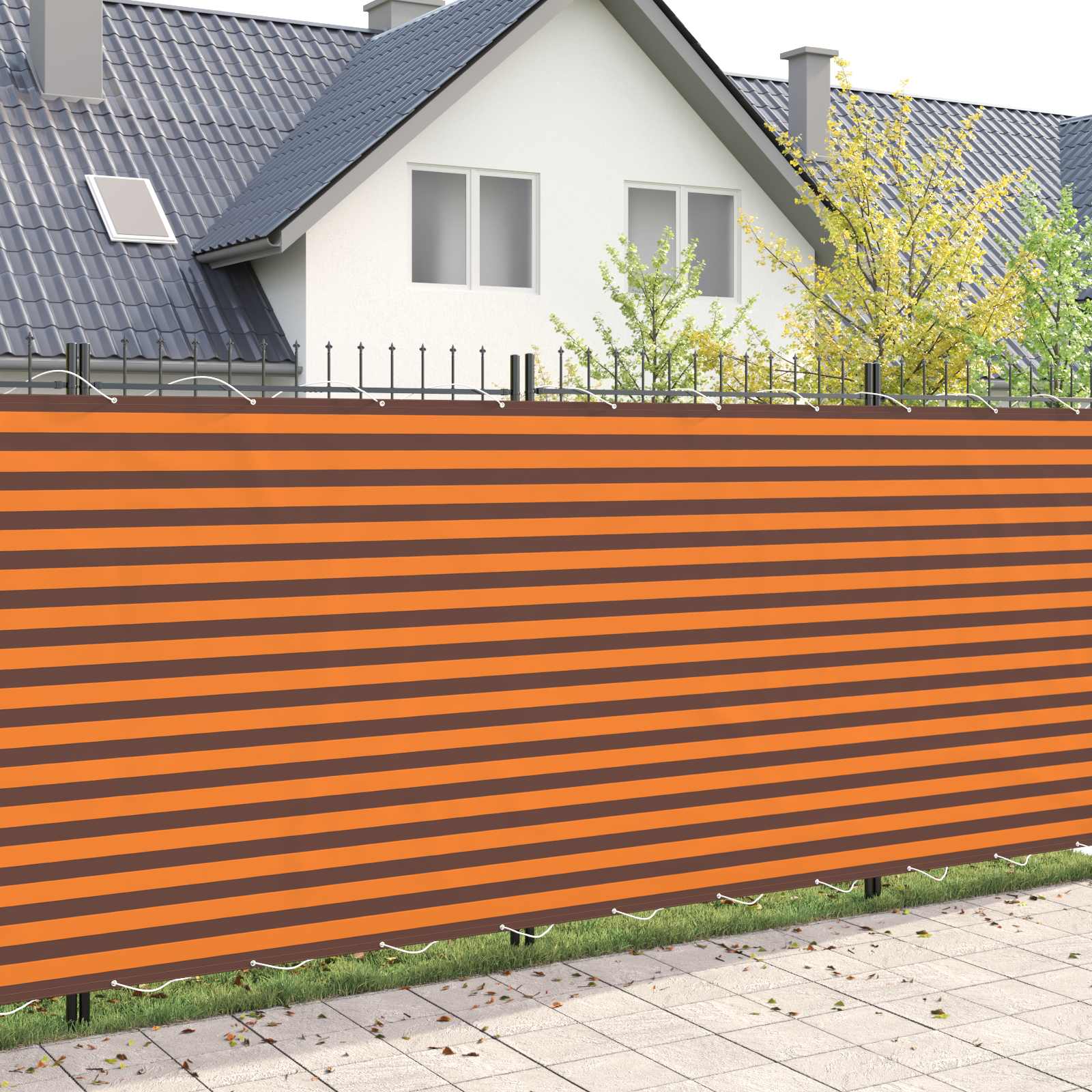 Balkon Privacy Scherm 200 x 800 cm Stof met PU-coating