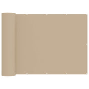 Balkonscherm 200x200 cm beige polyester