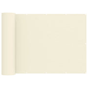 Balkon privacy scherm 800x180 cm crème polyester