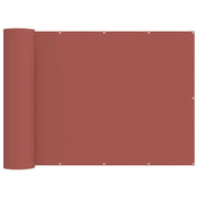 Balkon privacy scherm 700x180 cm terracotta polyester