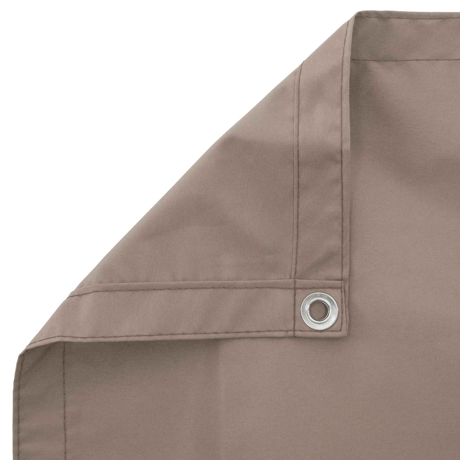 Balkon Privacy Scherm 150 x 300 cm Stof met PU-coating Taupe