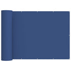 Balkon privacy scherm 400x150 cm blauw polyester