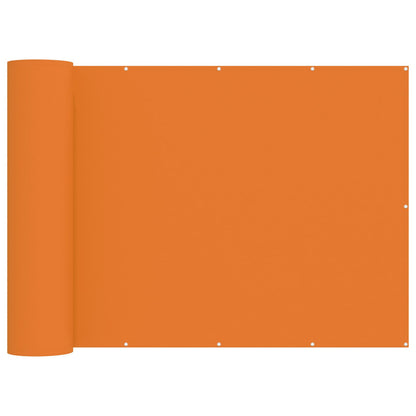 Balkon Privacy Scherm 150 x 500 cm Stof met PU-coating Oranje