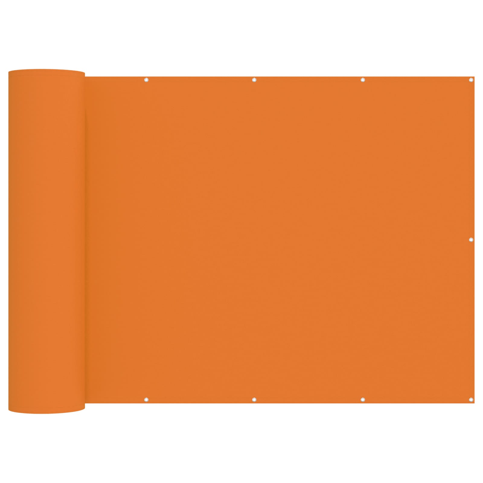 Balkon Privacy Scherm 200 x 700 cm Stof met PU-coating Oranje