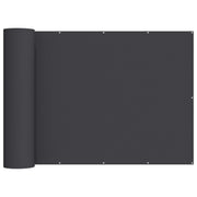 Balkonscherm 400x200 cm zwart polyester