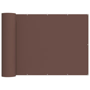 Balkon privacy scherm 800x180 cm bruin polyester
