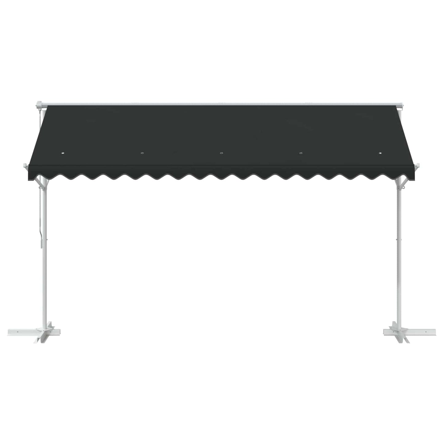 Vrijstaande luifel Antracietkleurig 4 × 3 m Polyester
