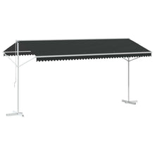 Vrijstaande luifel Antracietkleurig 5 x 3 m Polyester