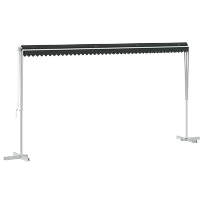 Vrijstaande luifel Antracietkleurig 5 x 3 m Polyester