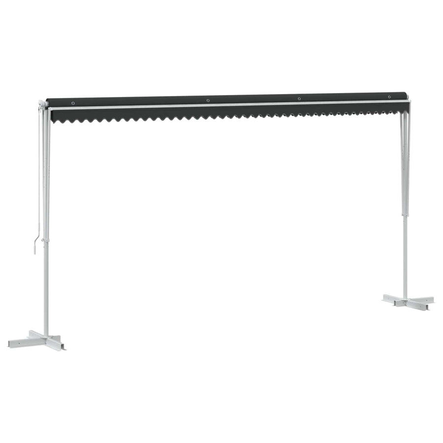 Vrijstaande luifel Antracietkleurig 5 x 3 m Polyester