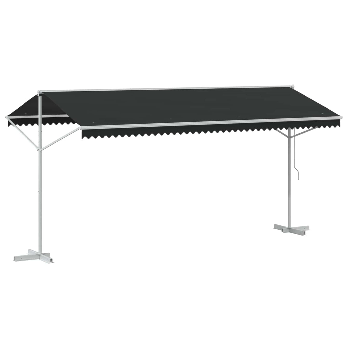 Vrijstaande luifel Antracietkleurig 5 x 3 m Polyester