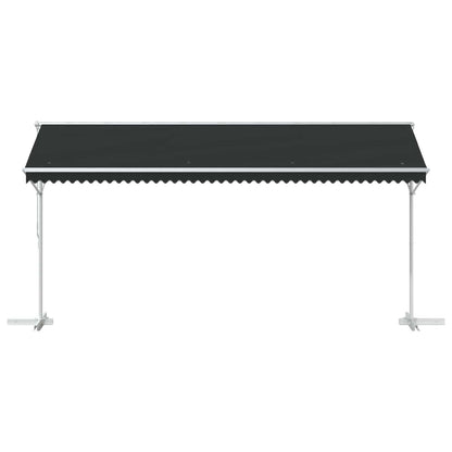 Vrijstaande luifel Antracietkleurig 5 x 3 m Polyester