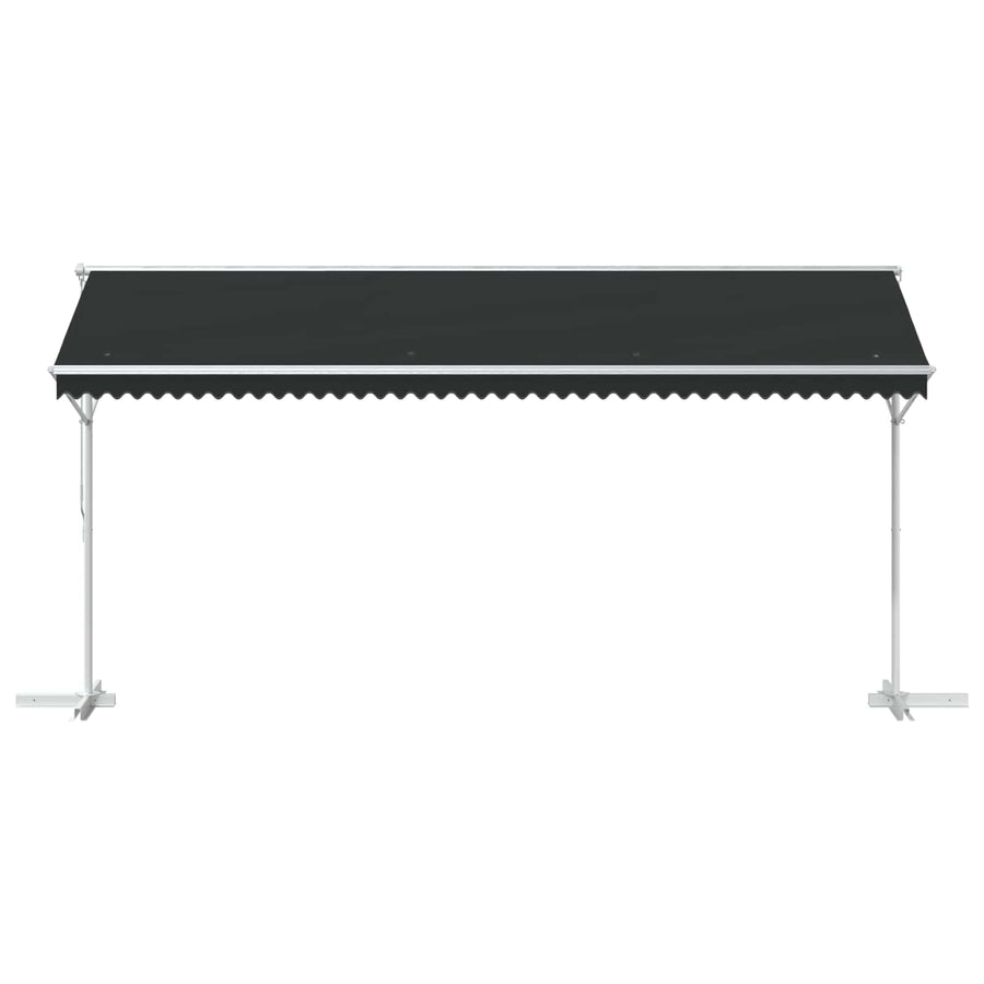 Vrijstaande luifel Antracietkleurig 5 x 3 m Polyester