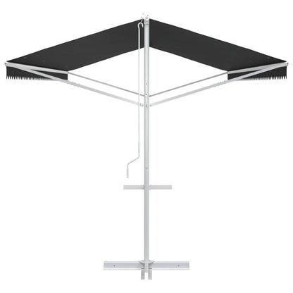 Vrijstaande luifel Antracietkleurig 6 x 3 m Polyester