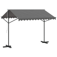 Vrijstaande luifel Grijs 3 x 3 m Polyester