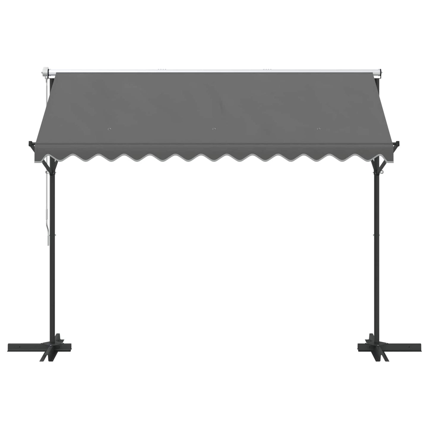 Vrijstaande luifel Grijs 3 x 3 m Polyester