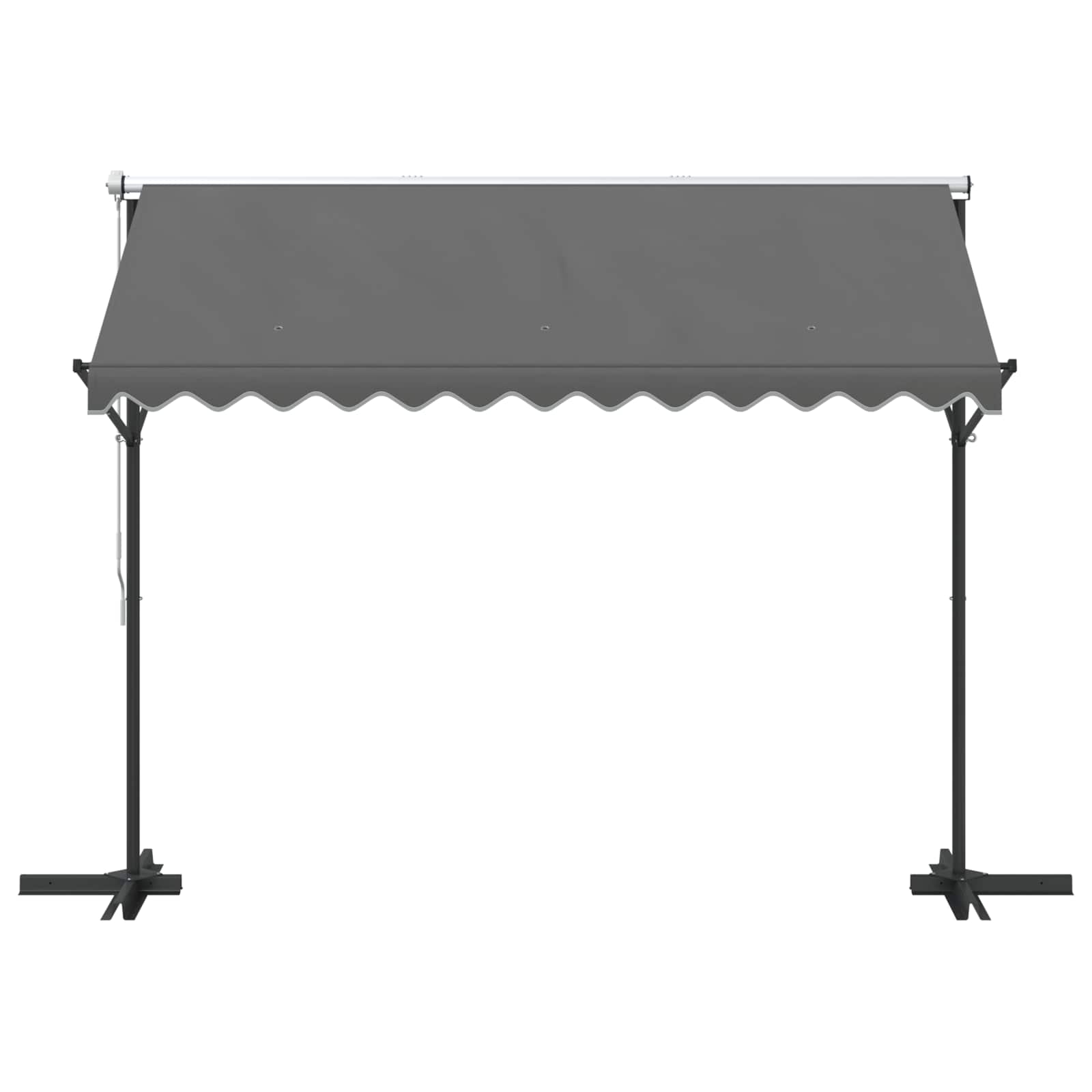 Vrijstaande luifel Grijs 3 x 3 m Polyester