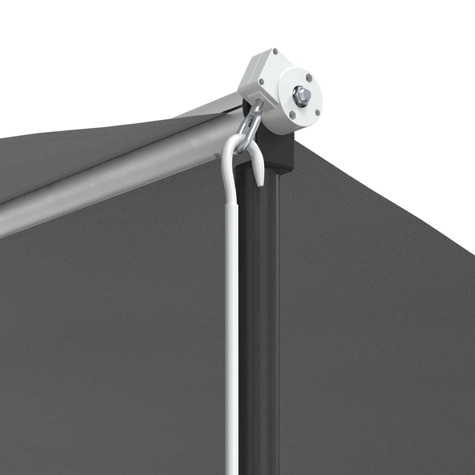 Vrijstaande luifel Grijs 5 x 3 m Polyester