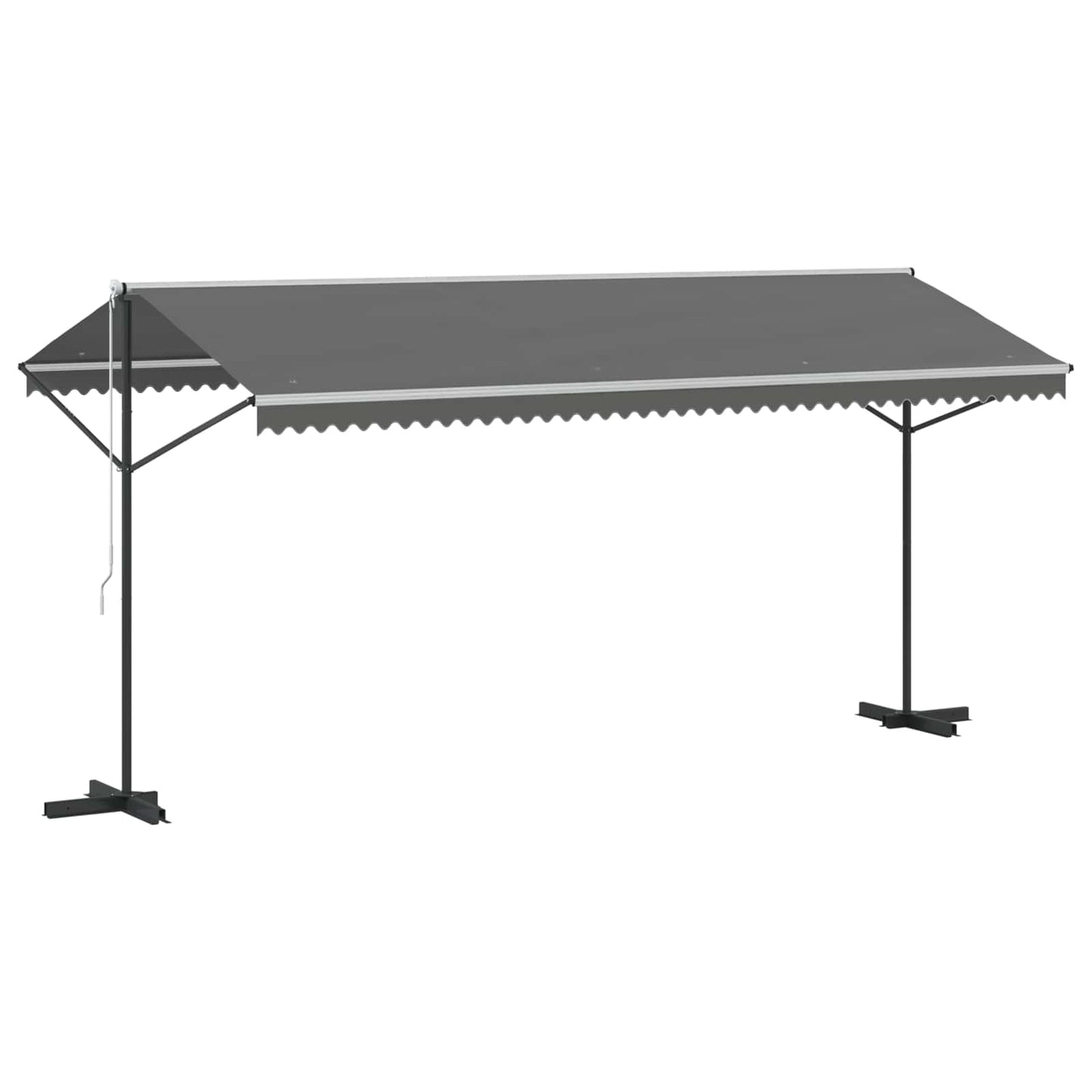 Vrijstaande luifel Grijs 5 x 3 m Polyester