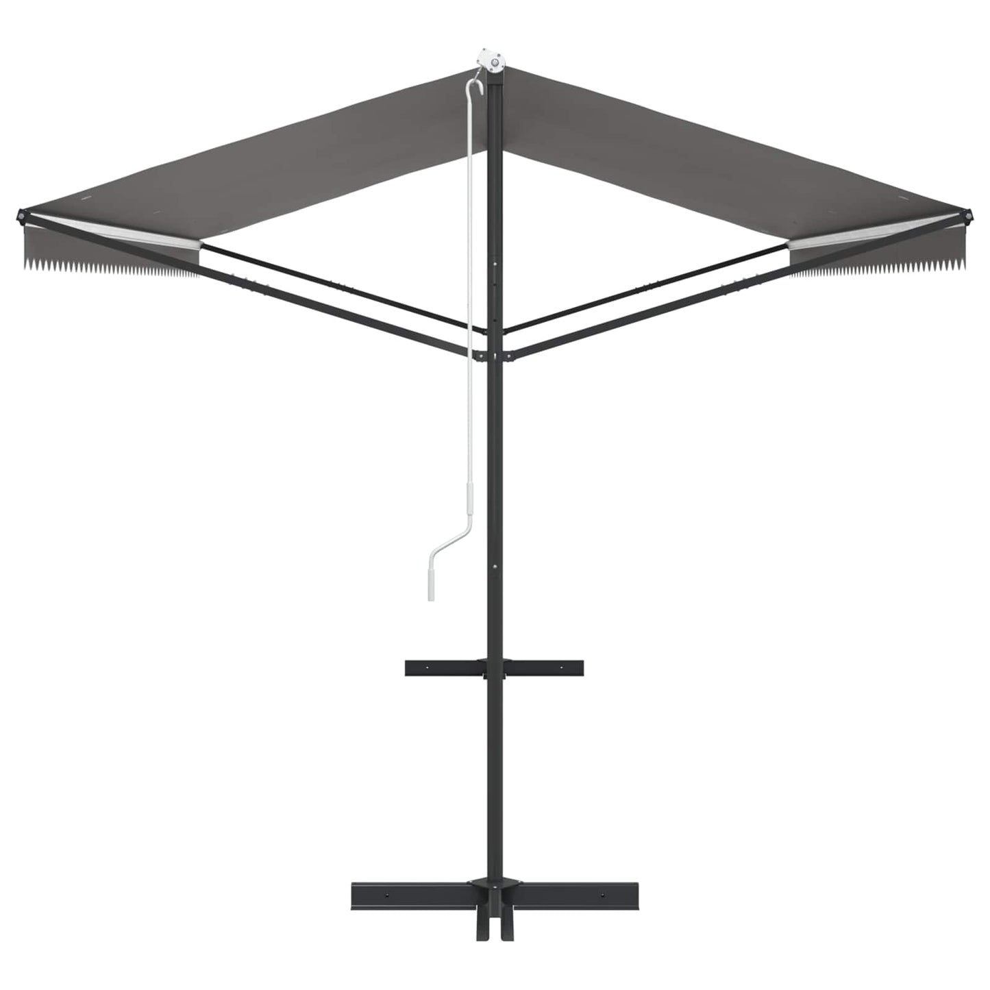 Vrijstaande luifel Grijs 5 x 3 m Polyester