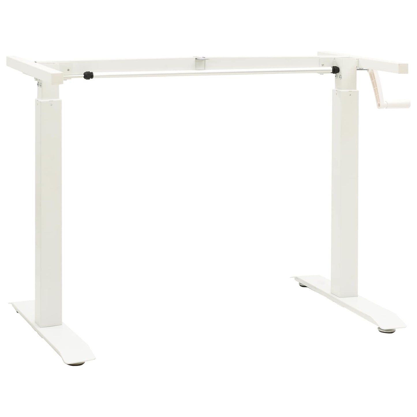 Bureau Wit en Natuurlijk 120 x 60 cm Massief Eikenhout