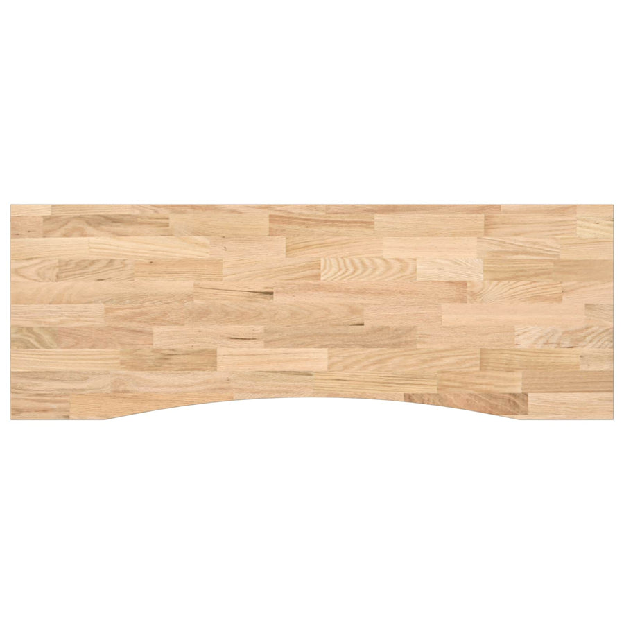 Bureau Zwart en natuurlijk 140 x 60 cm Massief Eikenhout