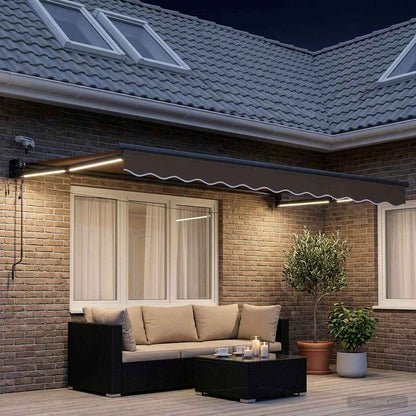 Elektrisch Uittrekbaar Zonnescherm Taupe 3 x 2 m