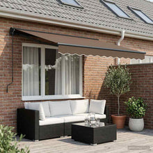 Handmatig uitschuifbare luifel Taupe 3 x 2 m