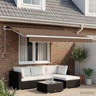 Zonnescherm 3 x 2 m taupe inklapbaar