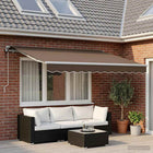 Zonnescherm inklapbaar 3 x 2 m taupe