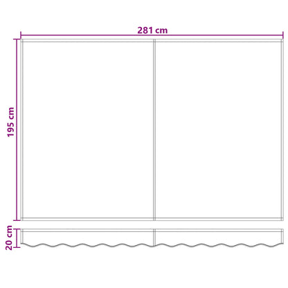 Inklapbaar Zonnescherm Taupe 3 x 2 m Stof