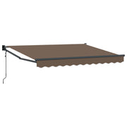 Elektrisch zonnescherm 3,5x2m taupe