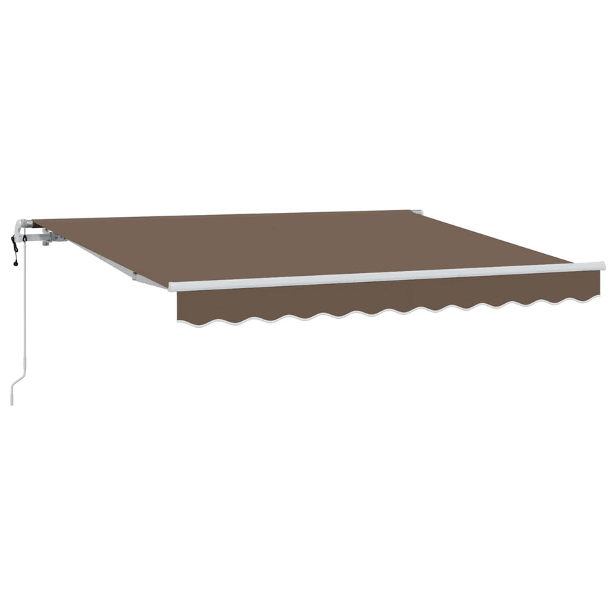 Inklapbaar Zonnescherm Taupe 4 x 2 m Stof
