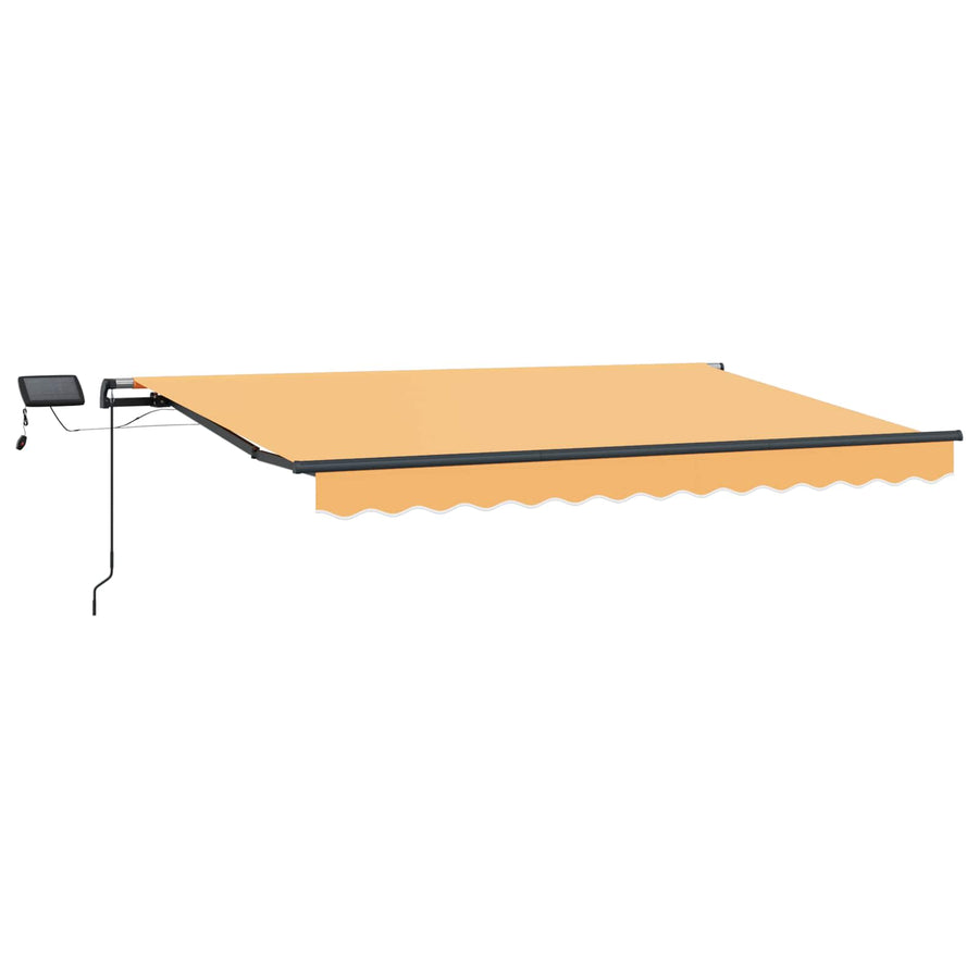 Uitschuifbare luifel Zand 300 x 250 cm Stof en Aluminium
