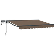 Luifel 3 x 2,5 m LED taupe
