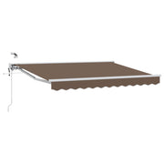 Elektrisch zonnescherm 3 x 2,5 m taupe