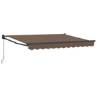 Uitschuifbare luifel 3,5 x 2,5 m taupe